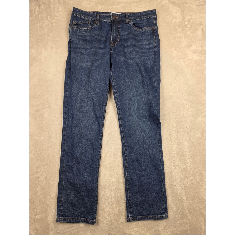 English Laundry Harrow Jeans Mens 34x32 Blue Straight Fit Stretch Denim Pants